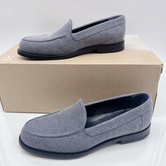 Manolo Blahnik Dineguardo Women’s Flats Loafers Blue Denim EU 37 US 7 - Picture 3 of 11